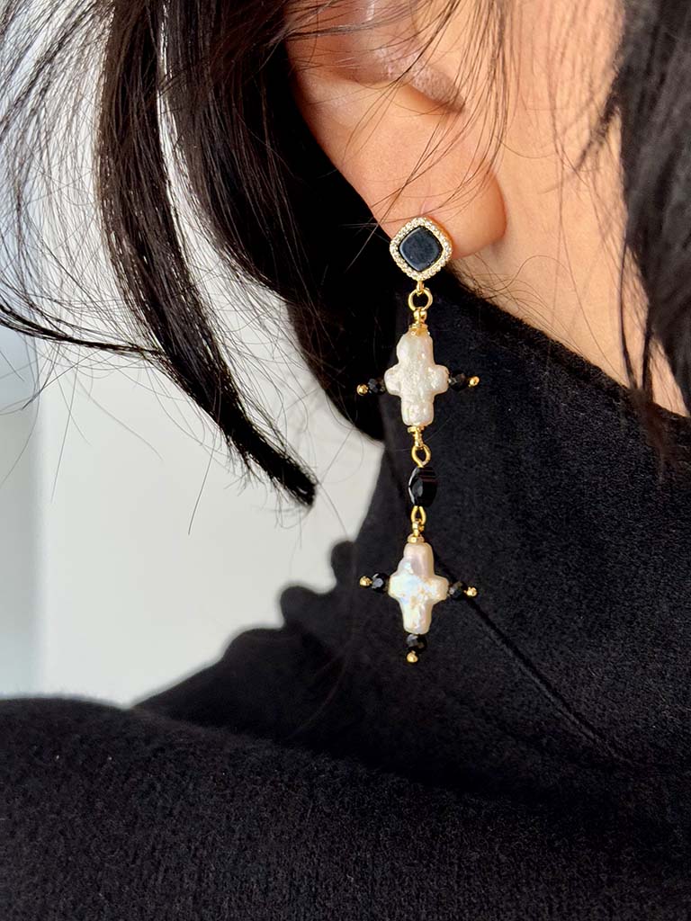 Σκουλαρίκια Baroque Pearl
