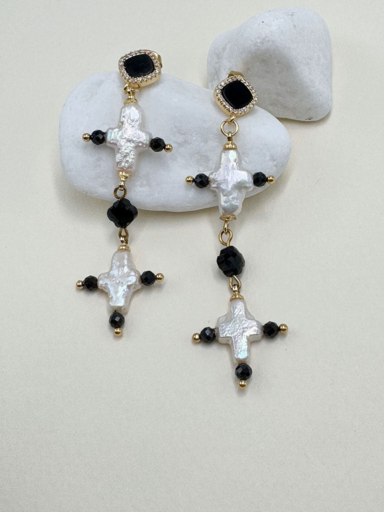 Σκουλαρίκια Baroque Pearl