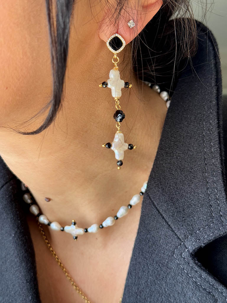 Σκουλαρίκια Baroque Pearl