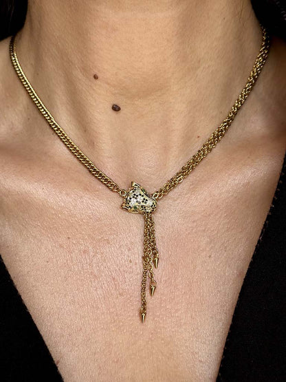 Κολιέ Leopard Gold Chain