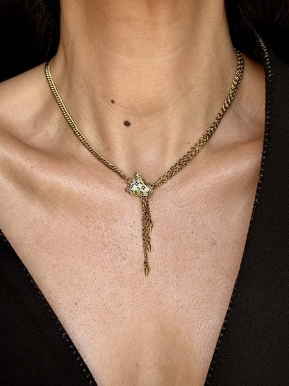 Κολιέ Leopard Gold Chain