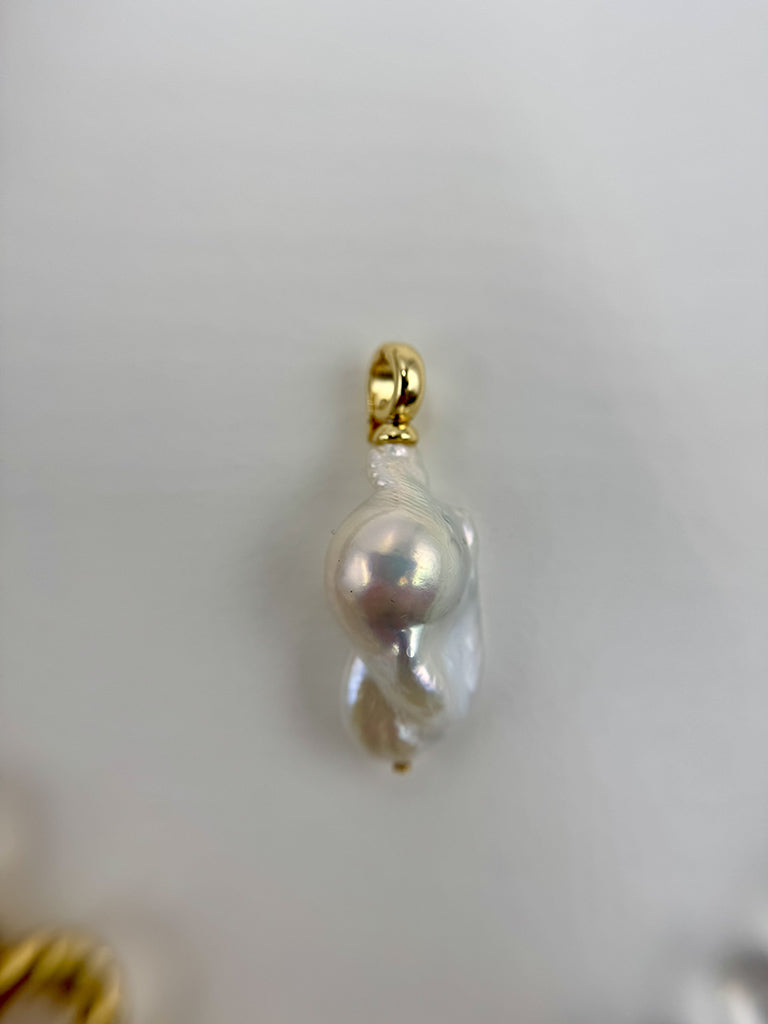 Χειροποίητο Κολιέ Quartz, Pearl & Steel