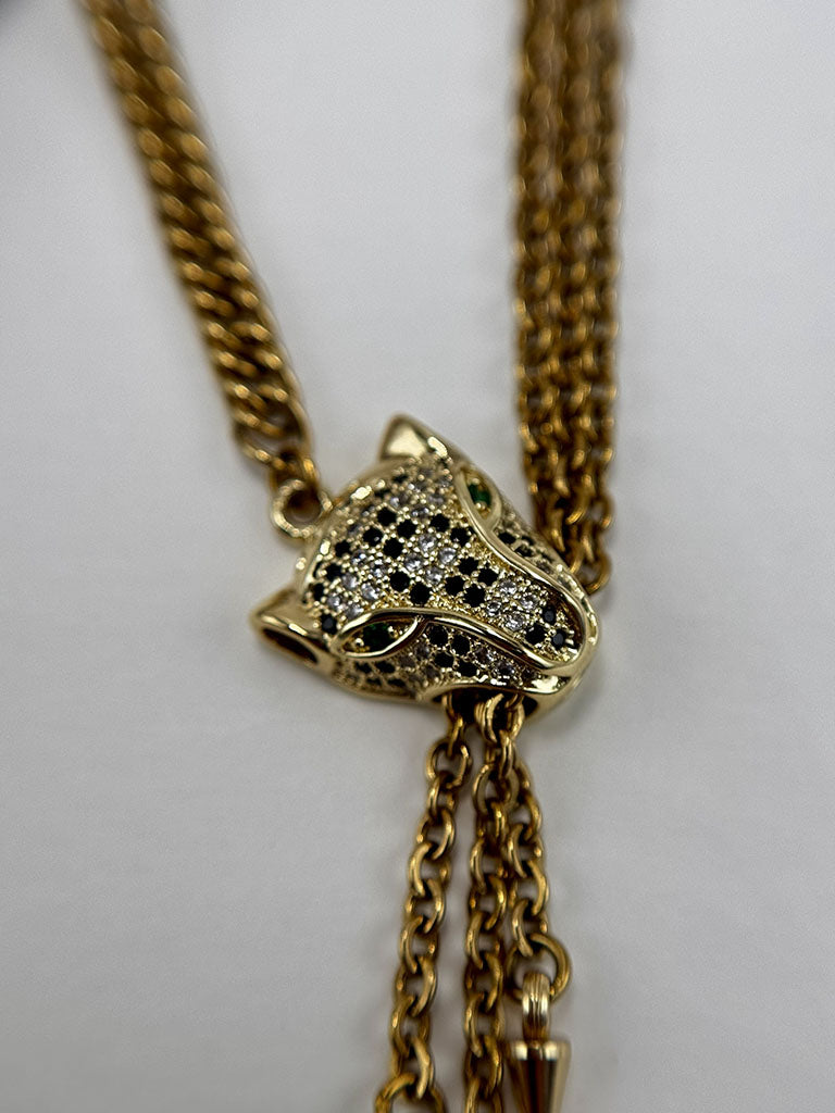 Κολιέ Leopard Gold Chain