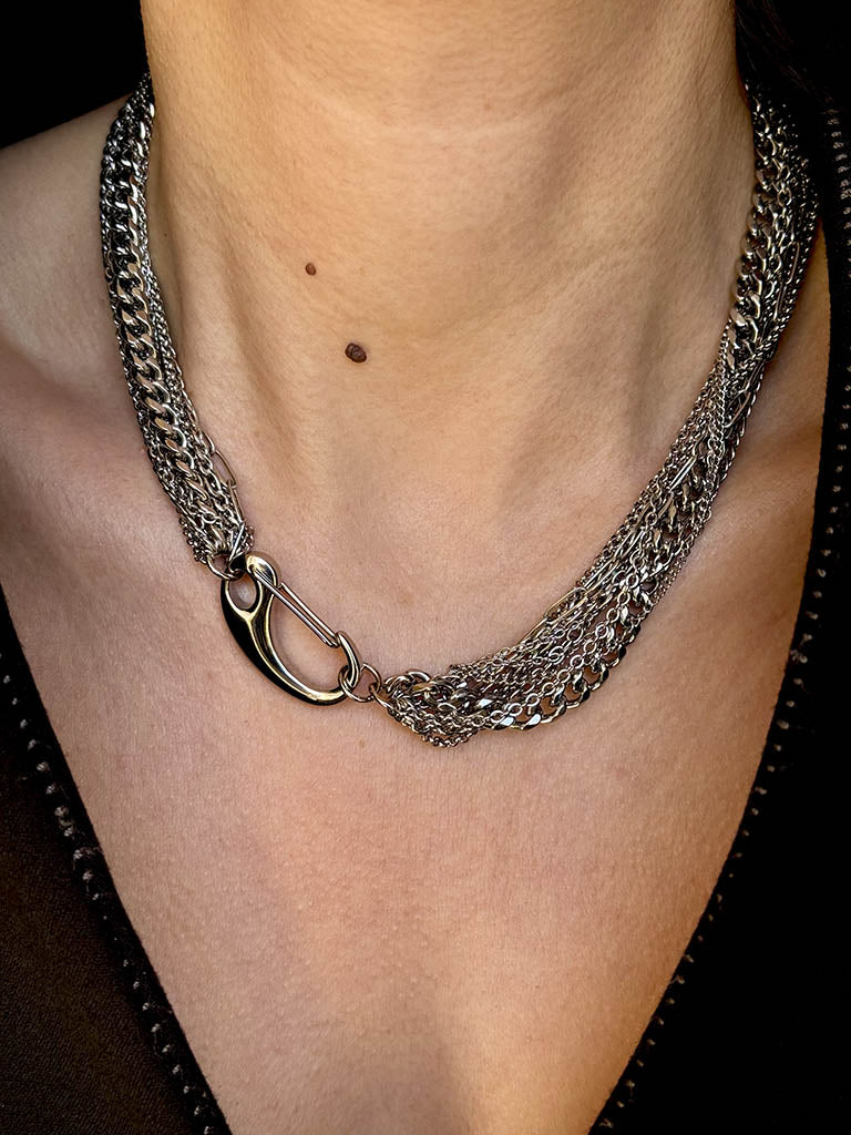 Χειροποίητο Κολιέ Transformer από Ανοξείδωτο Ατσάλι