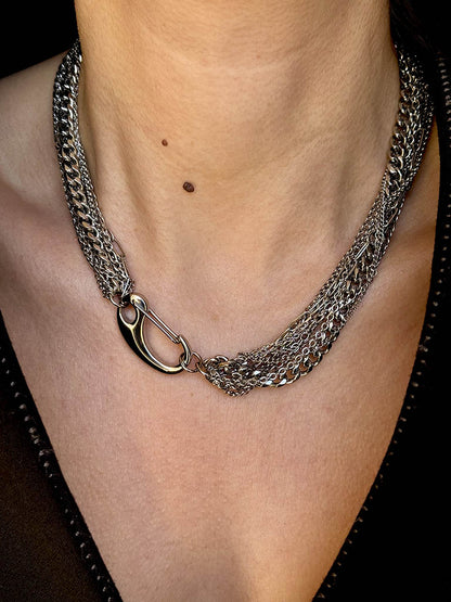 Χειροποίητο Κολιέ Transformer από Ανοξείδωτο Ατσάλι