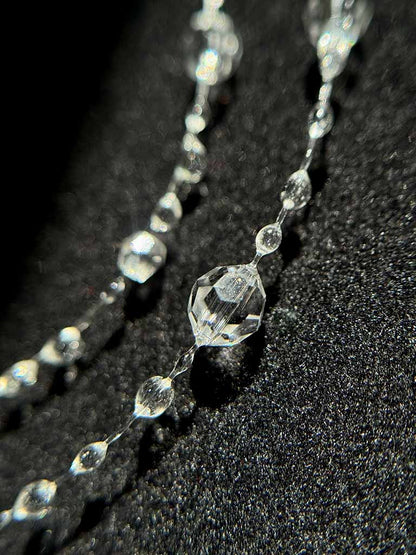 Χειροποίητο Κολιέ Water Drops με Κρύσταλλα Swarovski