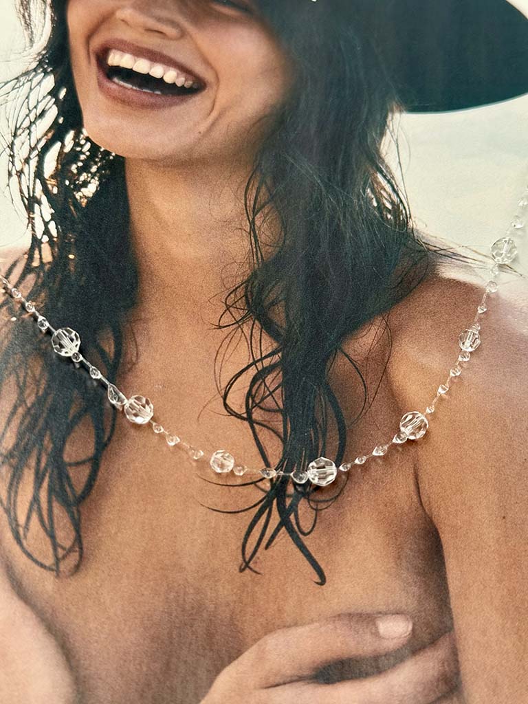 Χειροποίητο Κολιέ Water Drops με Κρύσταλλα Swarovski