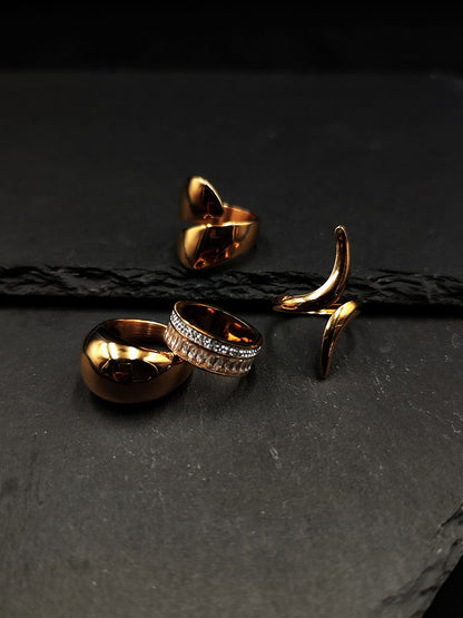 Spirit gold ring